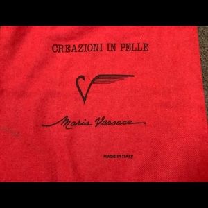 Versace red  dust bag